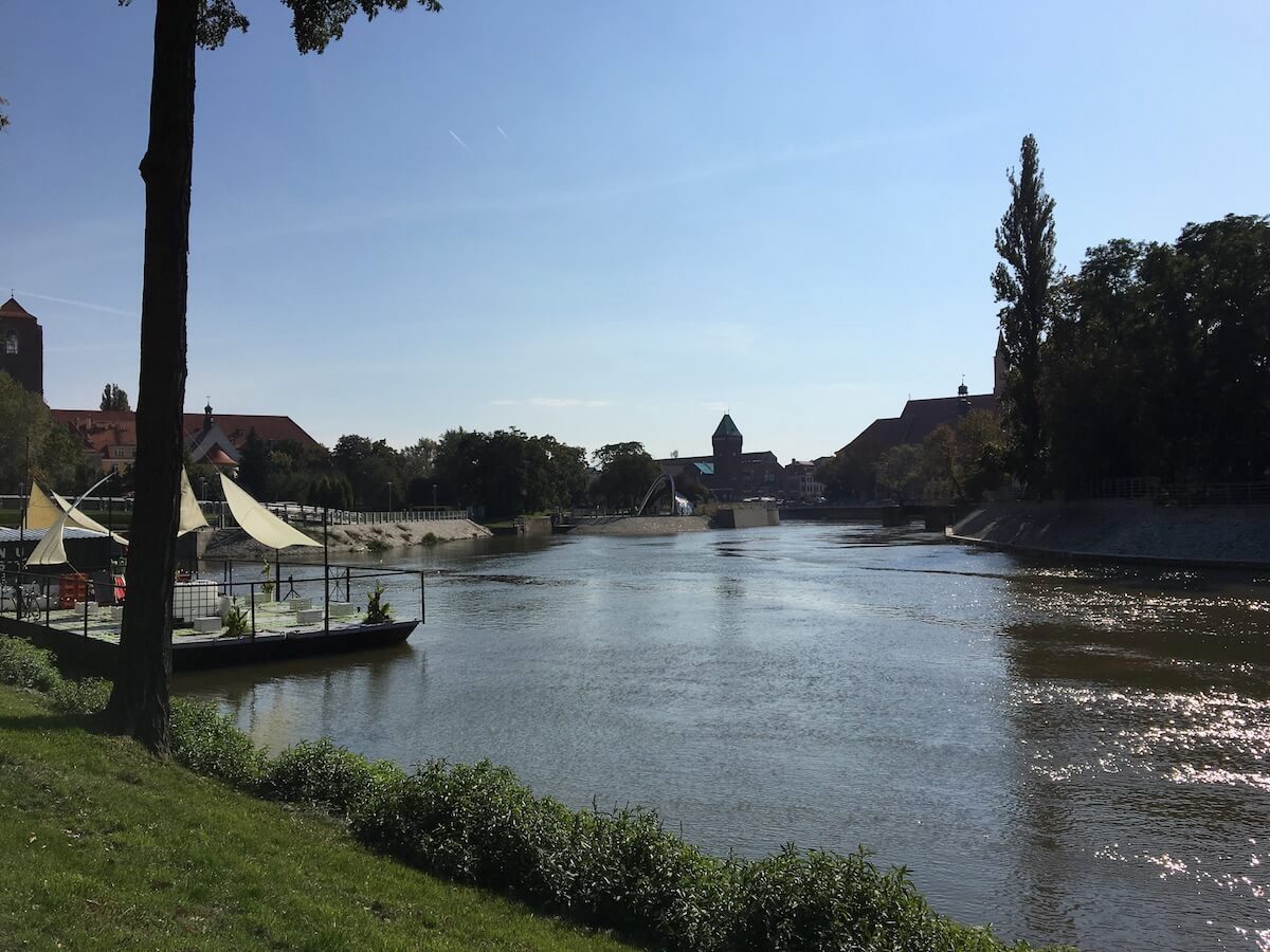 Oder Insel in Breslau