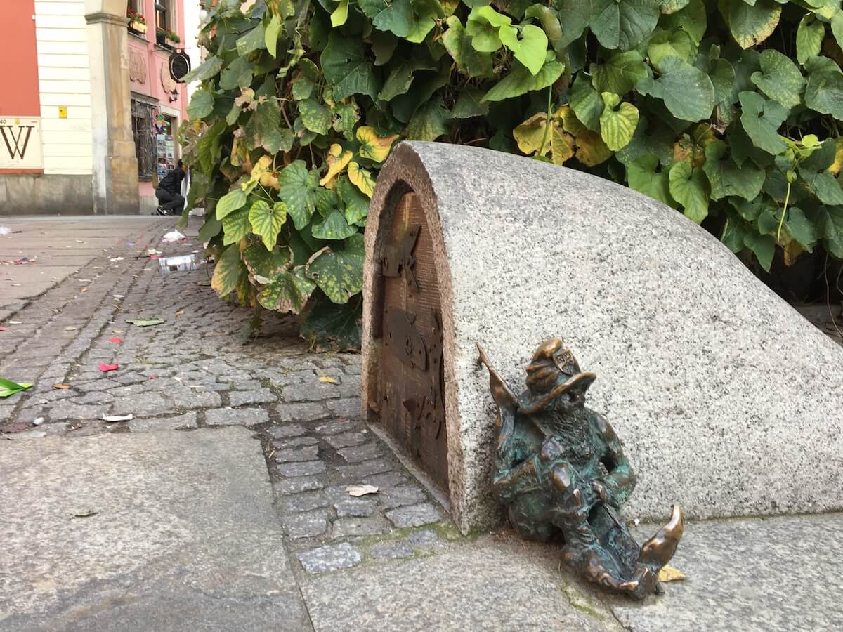 Zwerg in der Altstadt von Breslau